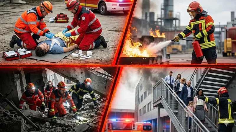 Multi Brigadista: Primeros Auxilios, Extinción y Evacuación